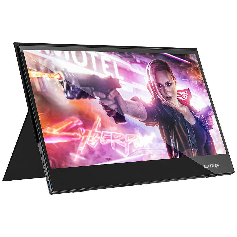 

BlitzWolf® BW-PCM5 15.6 Inch Touchable UHD 4K Type C Portable Computer Monitor Gaming Display Screen for Smartphone Tabl