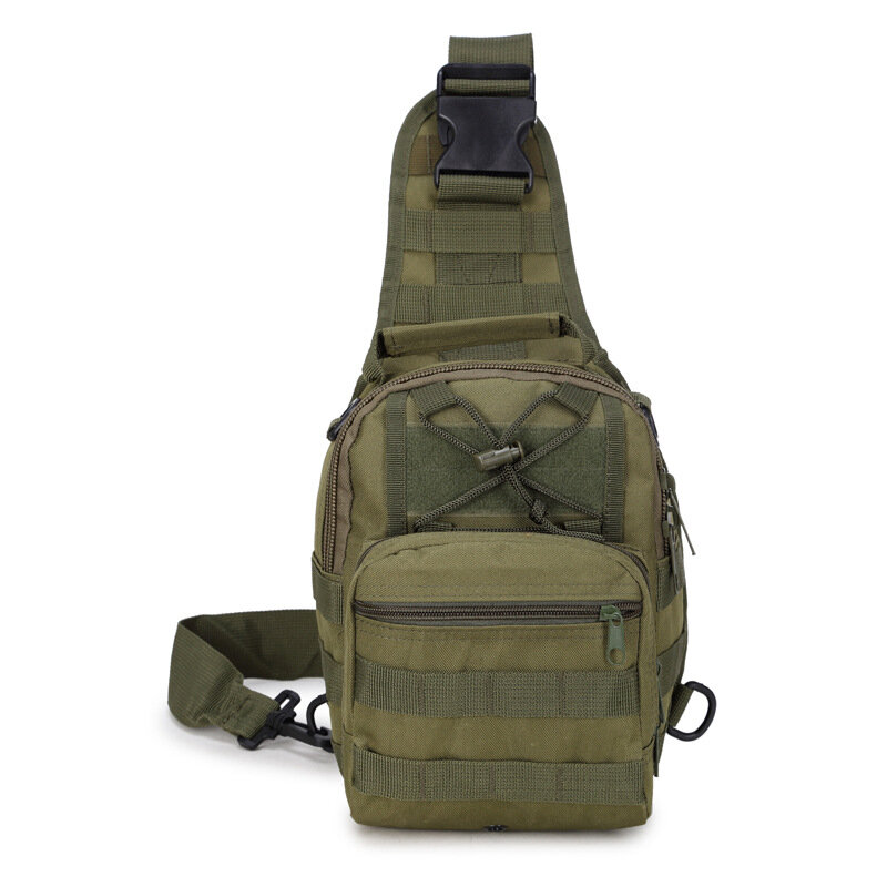 Oxford Cloth Chest Back Molle Pouch Crossbody Shoulder Bag Military Amry Tactical Bag Outdoor Sports