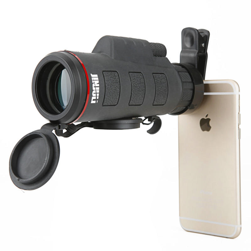 JINJULI 40x60 HD Mobile Telescope with Compass Portable Handheld Night Vision Low Light Binoculars