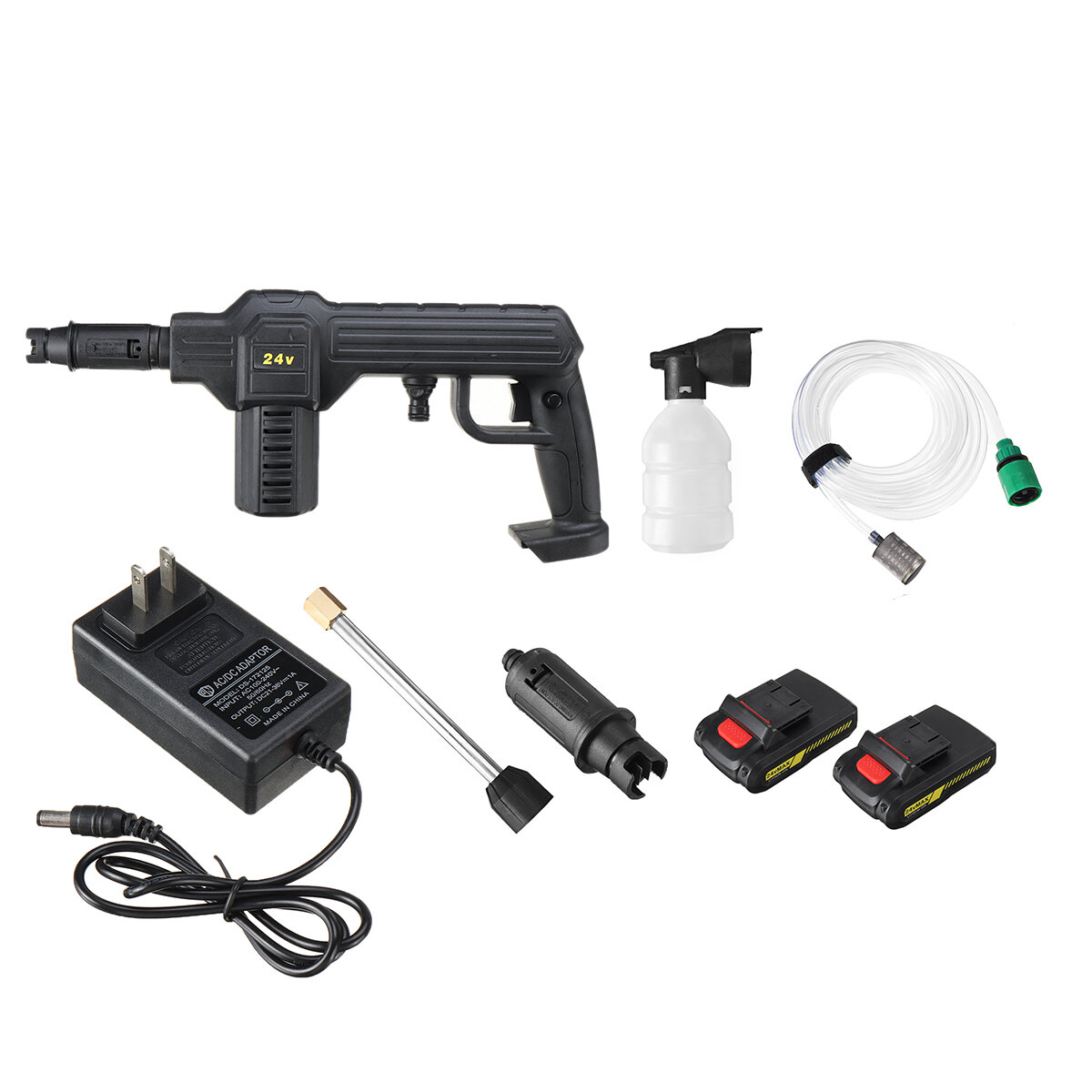 24V Cordless Power Washer Portable Li-ion Battery Washer Cleaner Pressure Washer Cleaner...