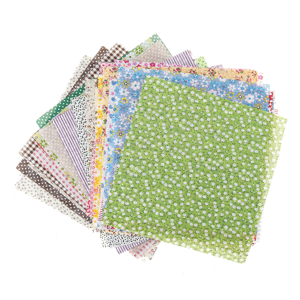 50 STKS DIY diverse voorgesneden vierkante bundel charme katoen bloemen quilt stof patchwork