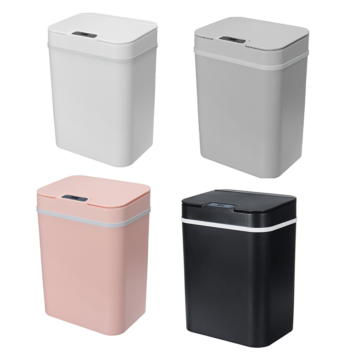 

Automatic Trash Bin 12L Infrared Sensor Smart Auto Trash Can Deodorizer Garbage Bin Storage Container Kitchen Living Roo