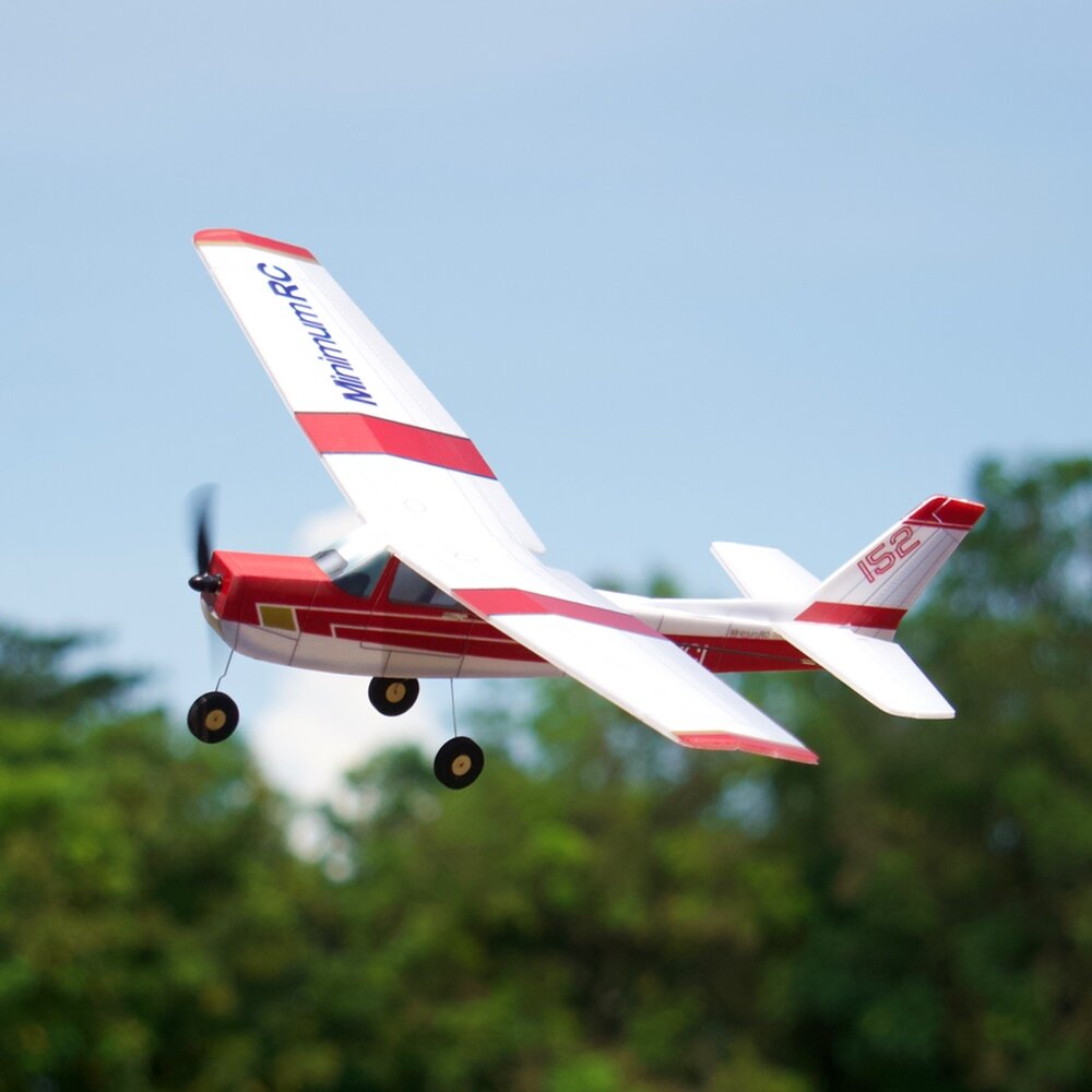 MinimumRC Cessna-152 Lava Red 360mm Wingspan KT Foam RC Airplane KIT+Motor
