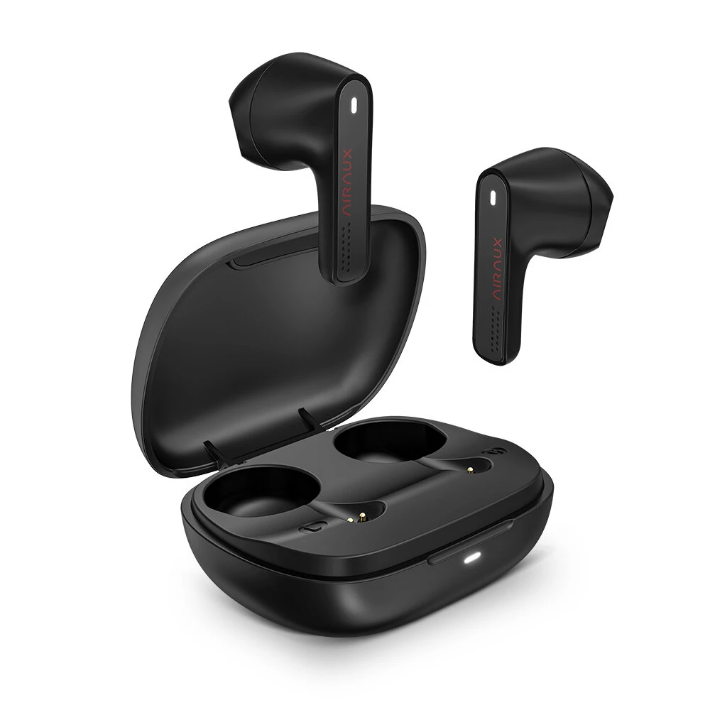 BlitzWolf® AIRAUX AA-UM4X Bluetooth V5.0 polovične ušesne slušalke TWS HiFi Stereo Slušalke z upravljanjem na dotik Vodotesne slušalke z mini polnilno škatlo