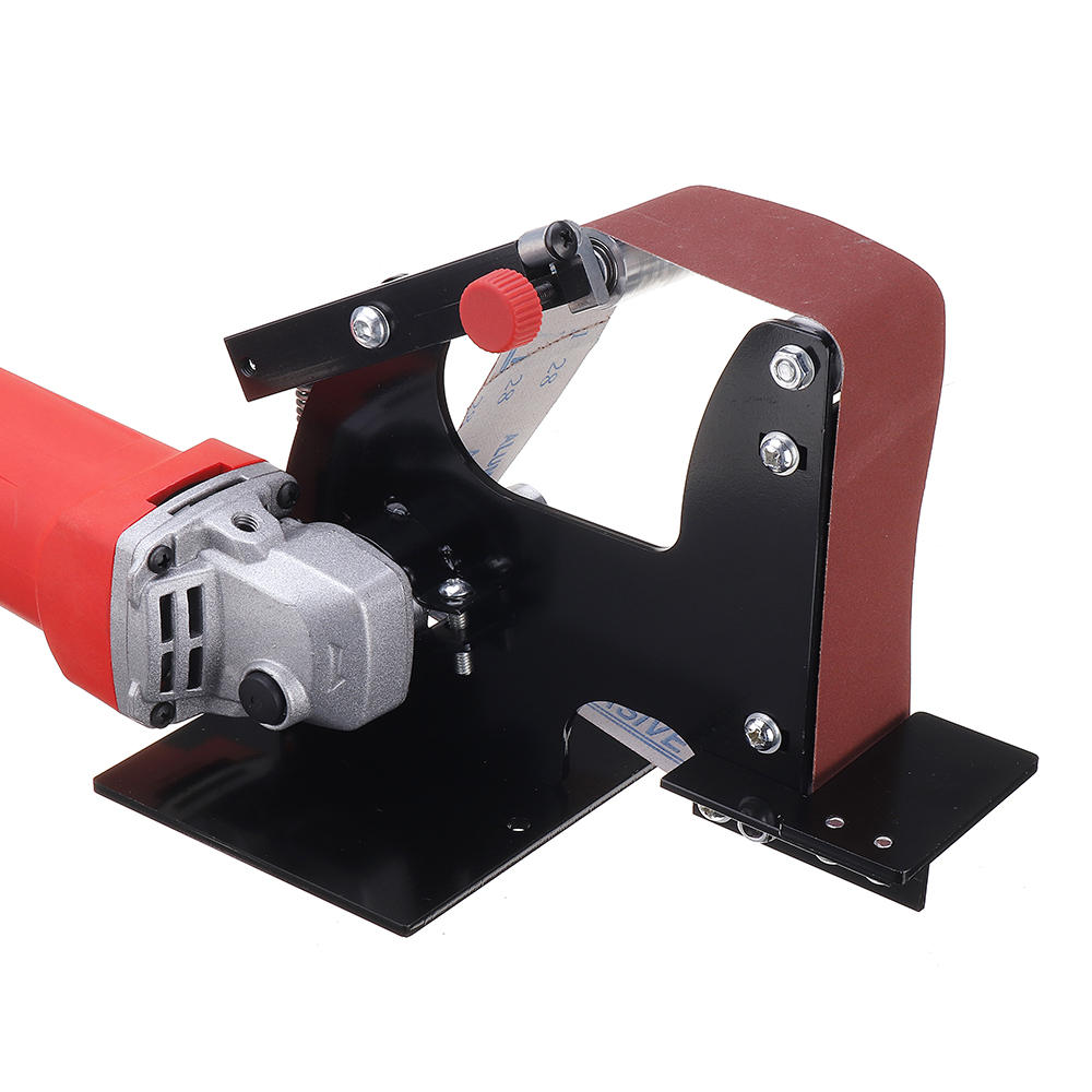 drillpro large size angle grinder belt sander attachment 50mm wide metal wood sanding belt ...