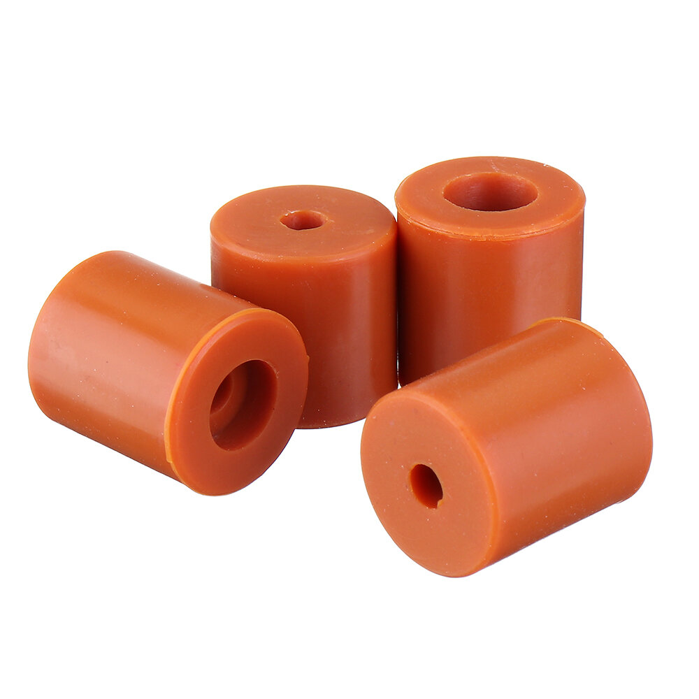 4pcs/pack 18mm*3 + 16mm*1 Silicone Shock Absorbed Heated Bed Solid Bed Mount Leveling Column For CR10/Ender-3 Creality 3