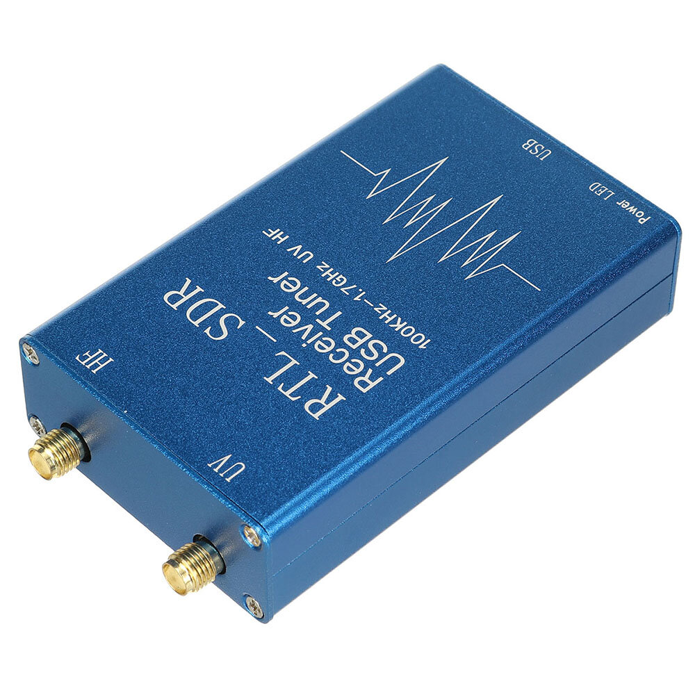 

100KHz-1.7GHz RTL-SDR USB Wireless Receiver RTL2832U+R820T21UHF-UV-HF Full-band Software Broadband