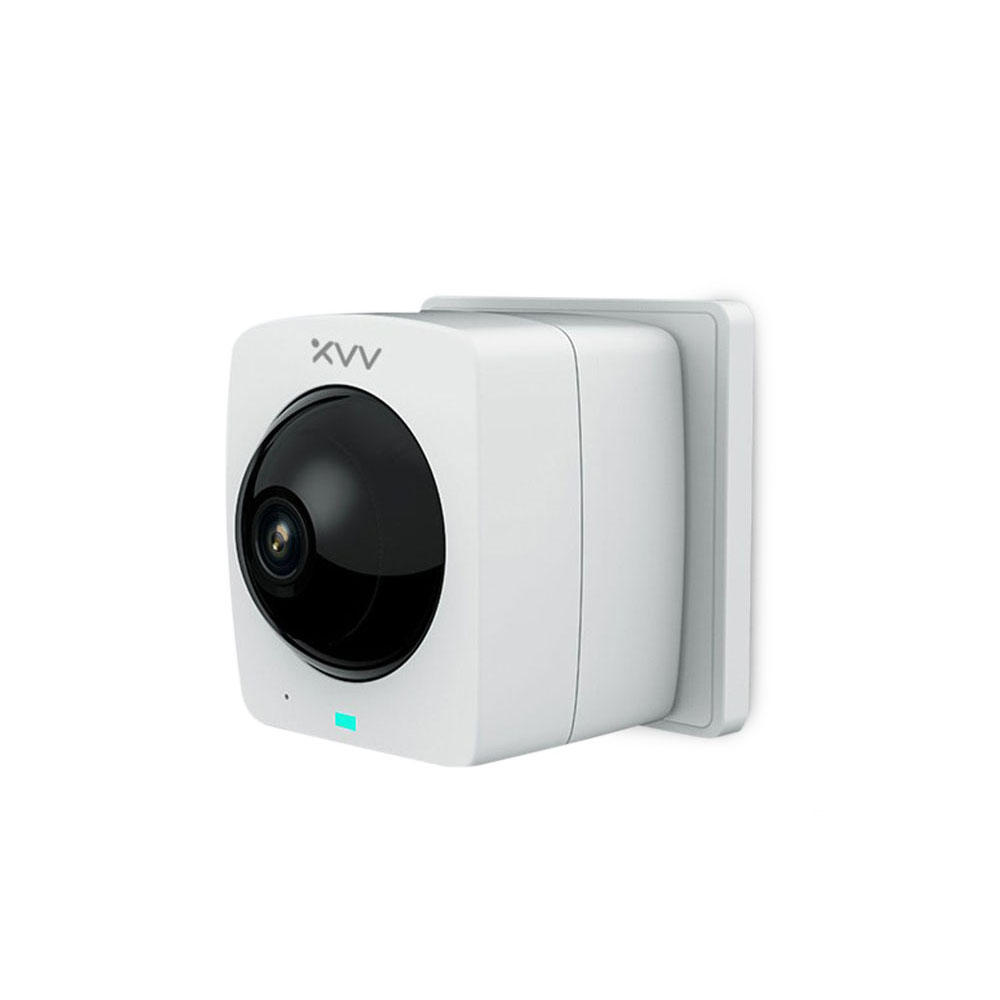  Plug in Version Xiaovv A1 Smart Panoramic IP Camera HD 1080P 360° AI Humanoid Detection Security Camera Split Screen