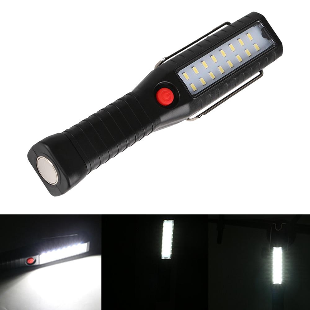 

USB аккумуляторная 16 LED рабочий свет магнитный инспекции Лампа фонарик Крюк Кемпинг Лампа факел