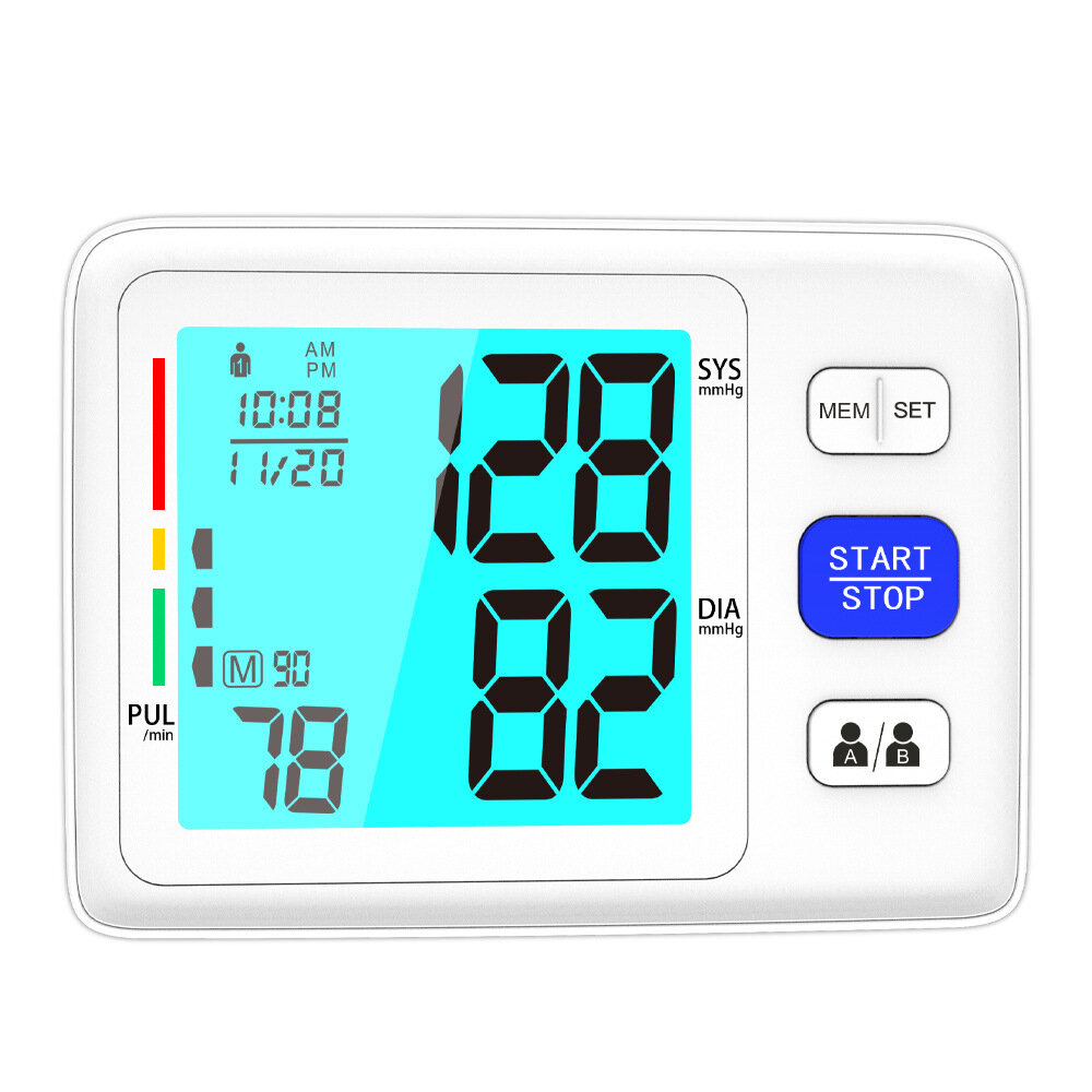 Στα 20.20€ από αποθήκη Κίνας | Blood Pressure Monitors for Home Use Digital Blood Pressure Machine Adjustable Large Blood Pressure Cuff for Upper Arm