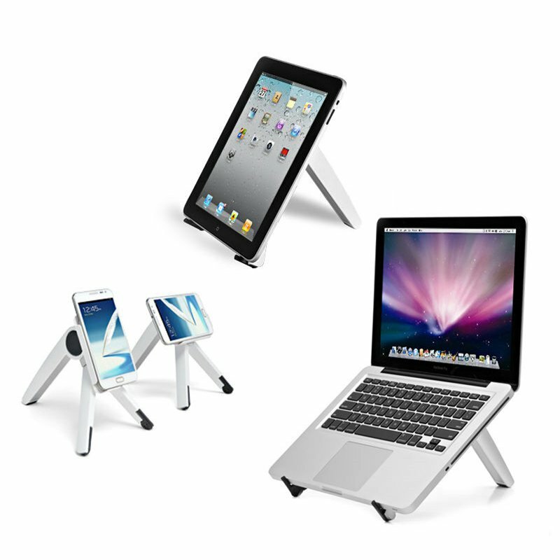 Universal Rotatable Stand Holder For Iphone Samsung Smartphone 3"-6" iPad Tablet 7"-10" Laptop Under