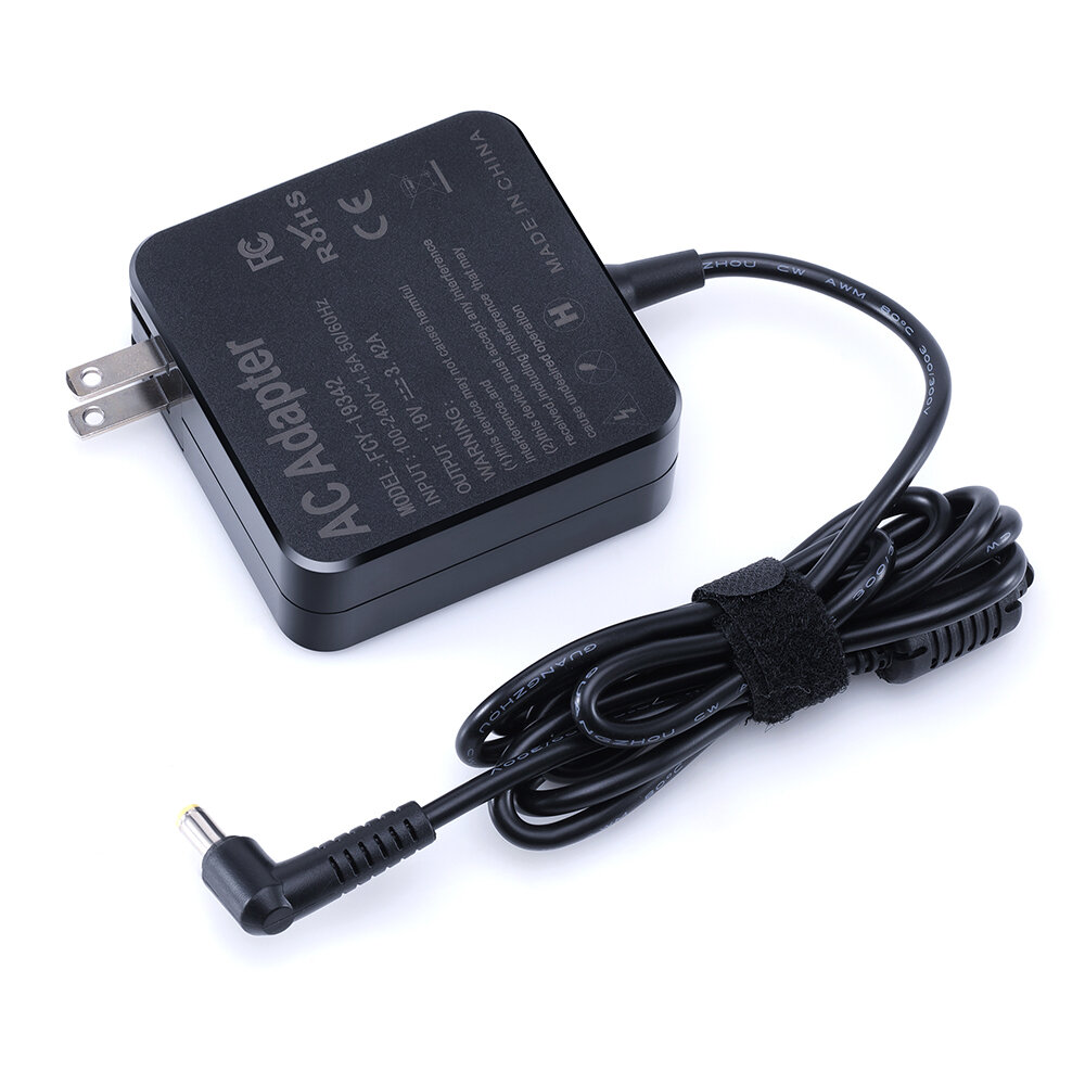 

Fothwin Laptop AC Power Adapter Laptop Charger 19V 3.42A 65W US Plug Interface 5.5*1.7mm Netbook Charger For Acer