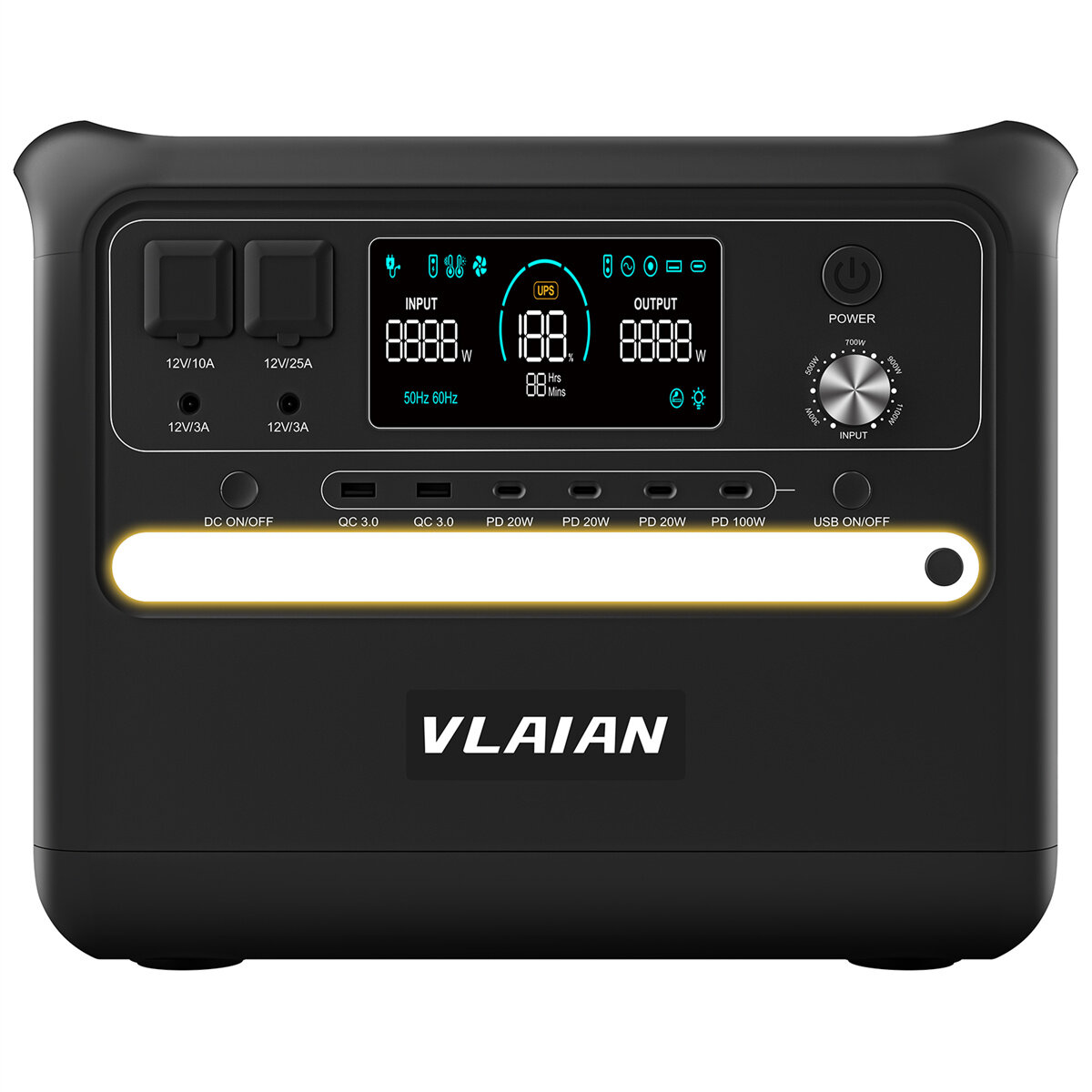 

[EU Direct] VLAIAN S2400 2400W AC Output Portable Power Station 2048Wh LiFePo4 Solar Generator, UPS Power Supply, Pure S