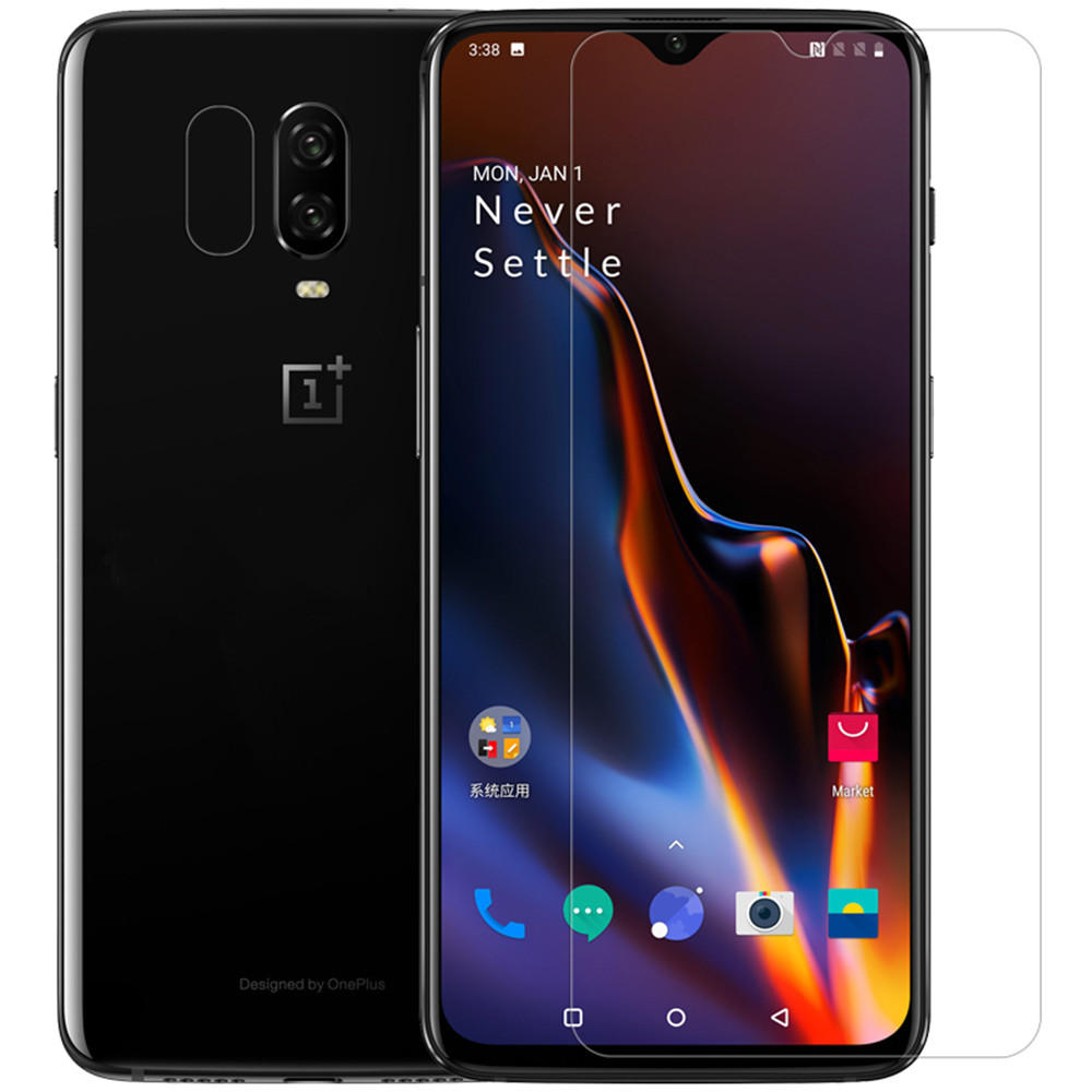NILLKIN Anti-scratch High Definition Clear Screen Protector + Lens Protective Film for OnePlus 6T/On