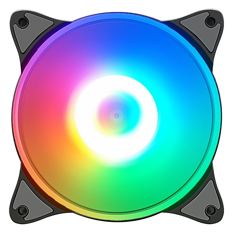 Coolmoon 120MM RGBファンクーラー（PCデスクトップケース用）サイレントマルチレイヤーライト