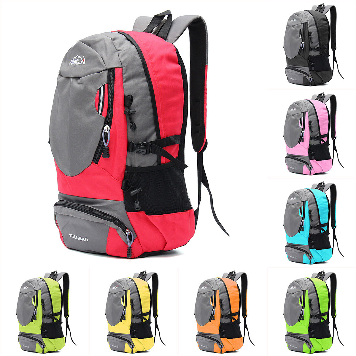 35L Sports Travel Backpack Camping Hiking Unisex Rucksack Shoulder Laptop Bag Pack
