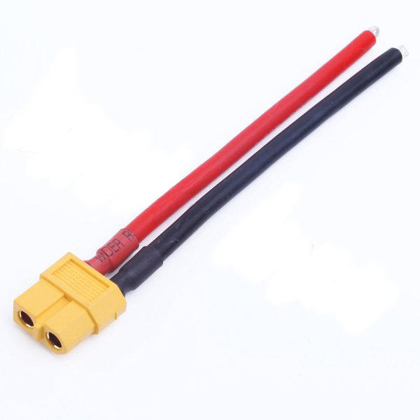 Amass XT60 Plug met 10cm 12AWG Cable AM-9024