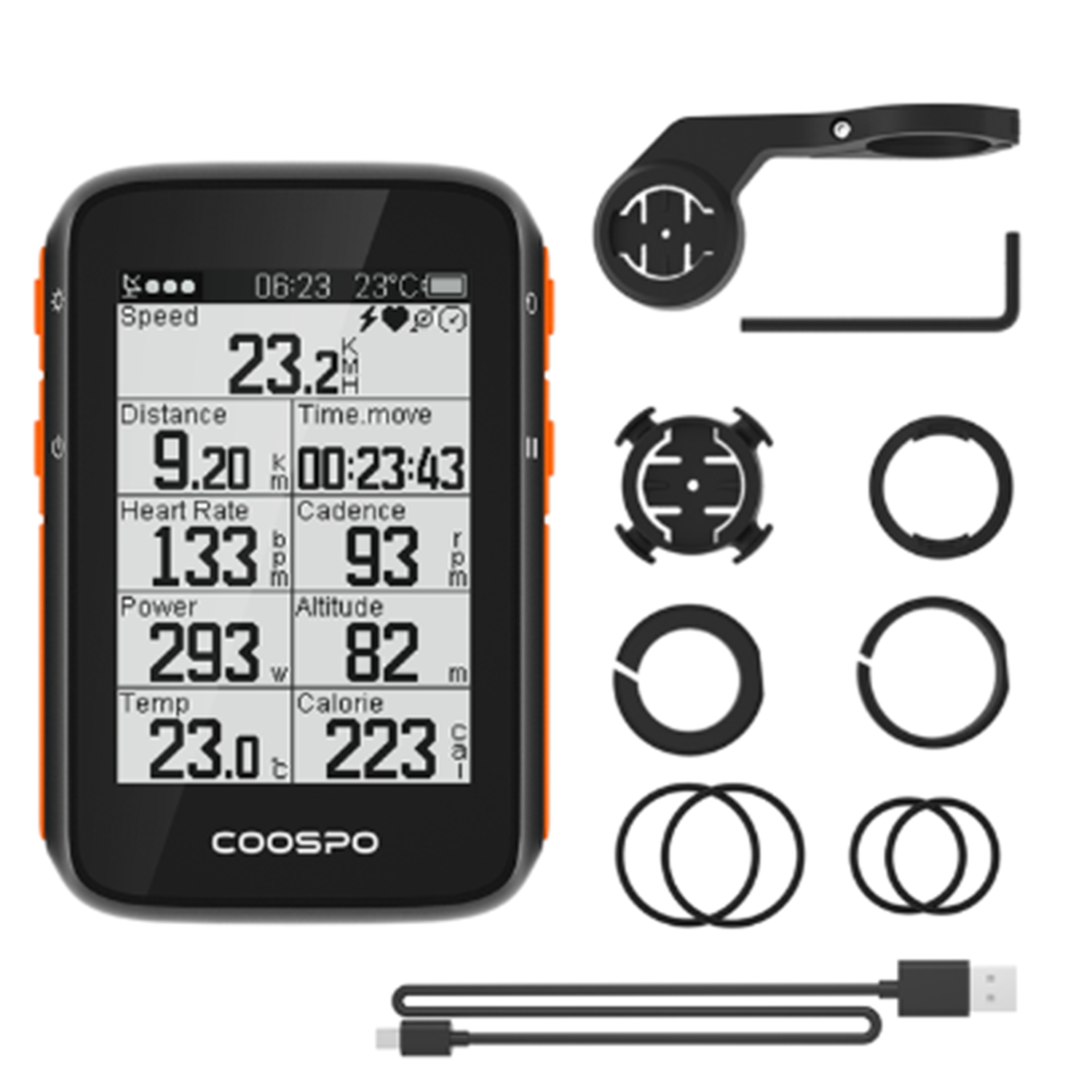best price,coospo,bc200,wireless,bicycle,computer,gps,discount