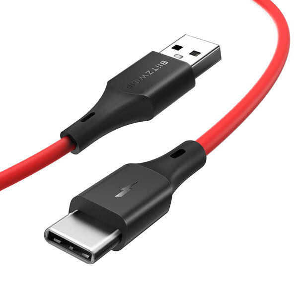 BlitzWolf® BW-TC15 3A USB Type-C Charging Data Cable 6ft/1.8m For Oneplus 6 Xiaomi Mi8 Mix 2s S9+