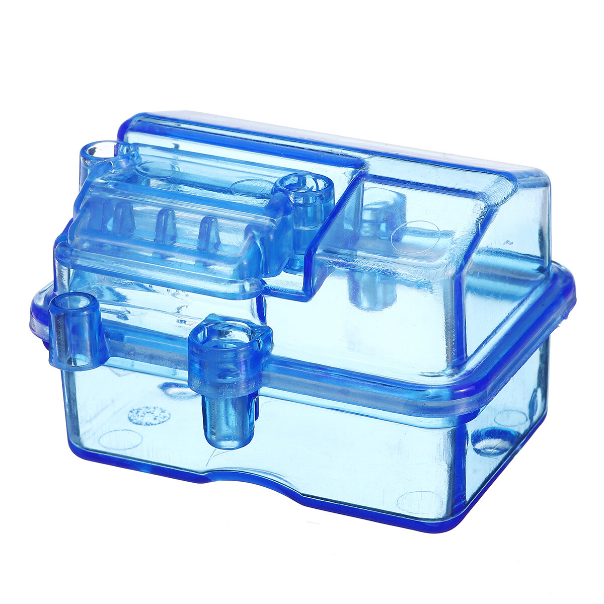 Mini waterdichte kunststof transparante ontvanger Box P2047 voor 1/10 RC korte cursus Slash HQ727
