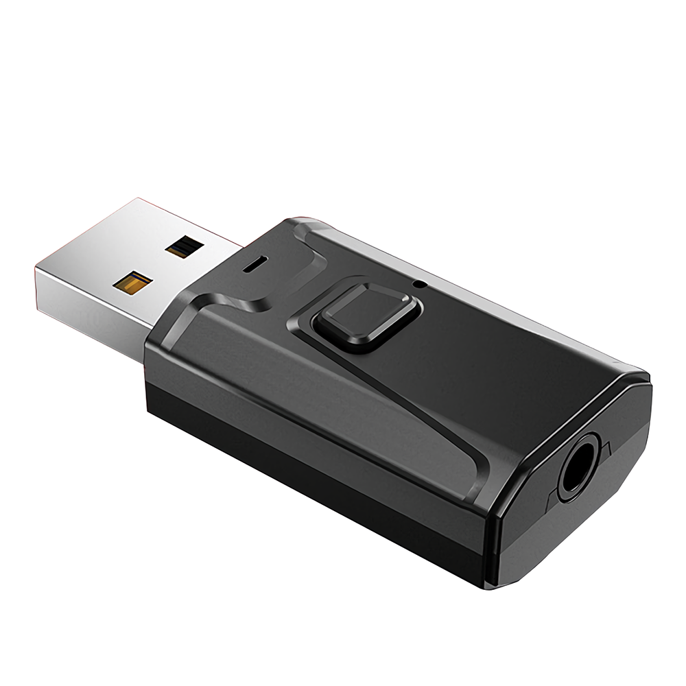 USB Wireless bluetooth Audio Adapter bluetooth5.1 3.5mm AUX Adapters Dongles Audio Transmitter Recei