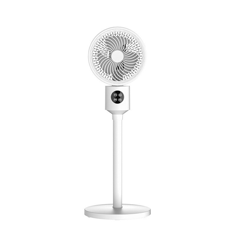 8 Inch Stand Fan Pedestal Fan Third Gear Wind Speed 7.5 Hours Timer Circulating Air Fan Low NoiseRem