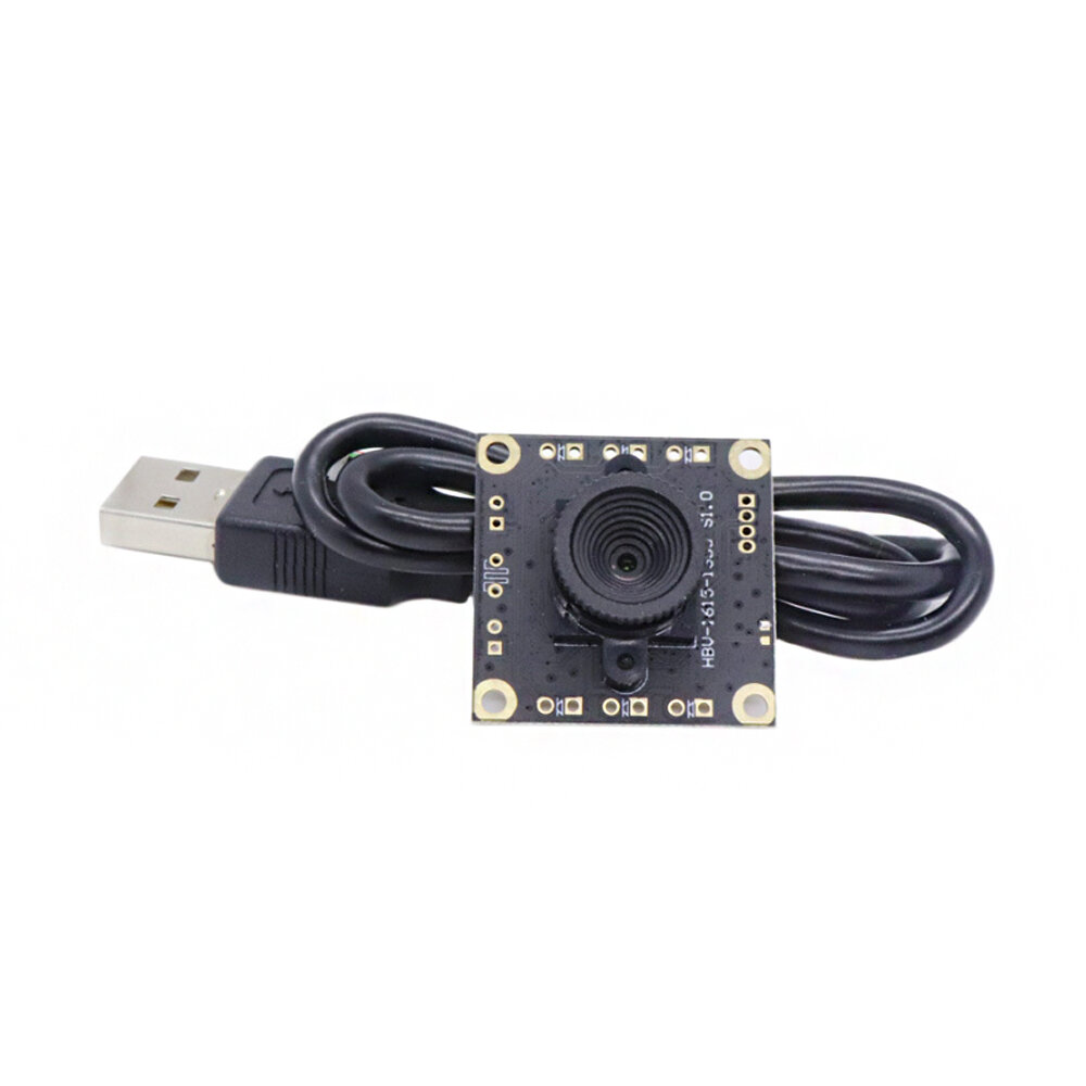 Keenso Module de Caméra Grand Angle 60 ° USB Autofocus Mini 1,3 Million de Pixels avec Fenêtre de Prise en Charge de la Puce HM1355 XP \ Linux \ Android HBV-1615 Module de Caméra 