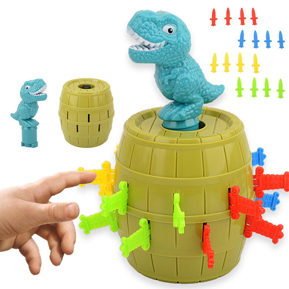 Dinosaurus Emmer Spel 3D Puzzel Lastig Vat Plug Party Grappige Tafel Spel Decompressie Nieuwigheden 