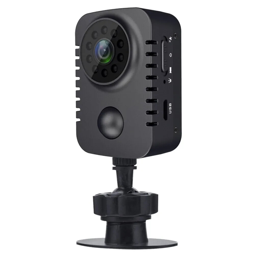 

MD29 1080P HD Mini Wireless Body Camera Wide Angle Night Vision PIR Motion Pocket Cam for Video Recorder Cars