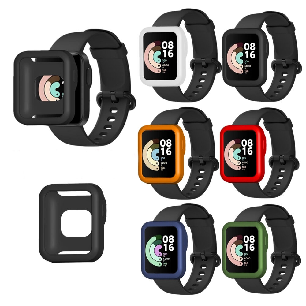 Bakeey Colorful PC-materiaal horlogekast Horlogebeschermer voor Xiaomi Mi Watch Lite