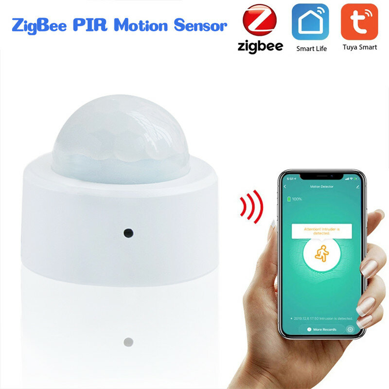 

Bakeey Tuya Zigbee Smart PIR Motion Датчик Система сигнализации обнаружения человеческого тела Датчикs Детектор движения
