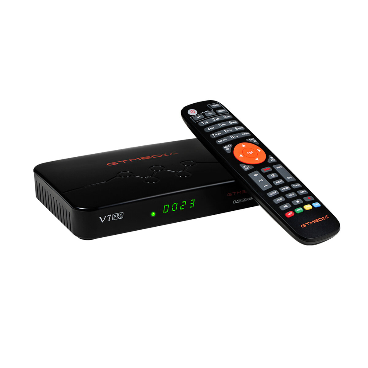 GT MEDIA V7 Pro DVB-S2 S2X T2 Set Top Box Satelliet TV Ontvanger Upgrade CA Card Slot USB WiFi Onder
