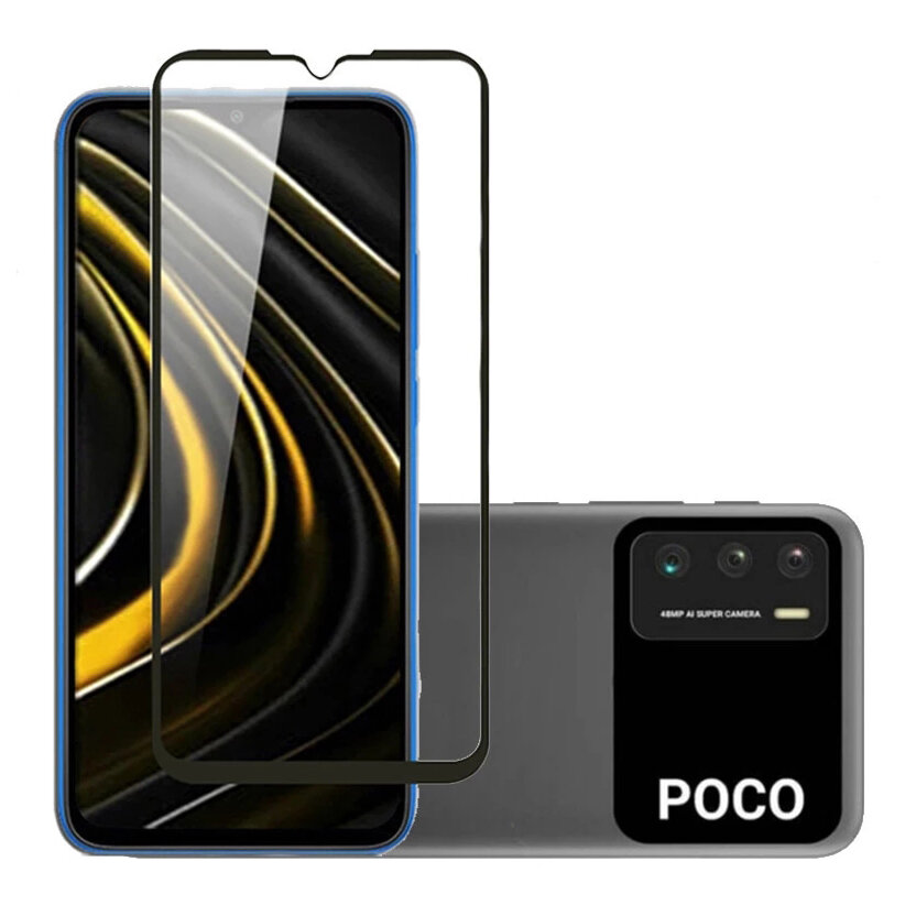 

Bakeey 1/2/3/5Pcs for POCO M3 Front Film 9H Anti-Explosion Anti-Fingerprint Full Glue Full Coverage Tempered Glass Scree