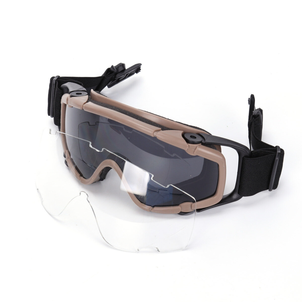 FMA Tactical Windproof Goggles Outdoor Dustproof Protective Glasses Militaire Helm Eyewear Oogbesche