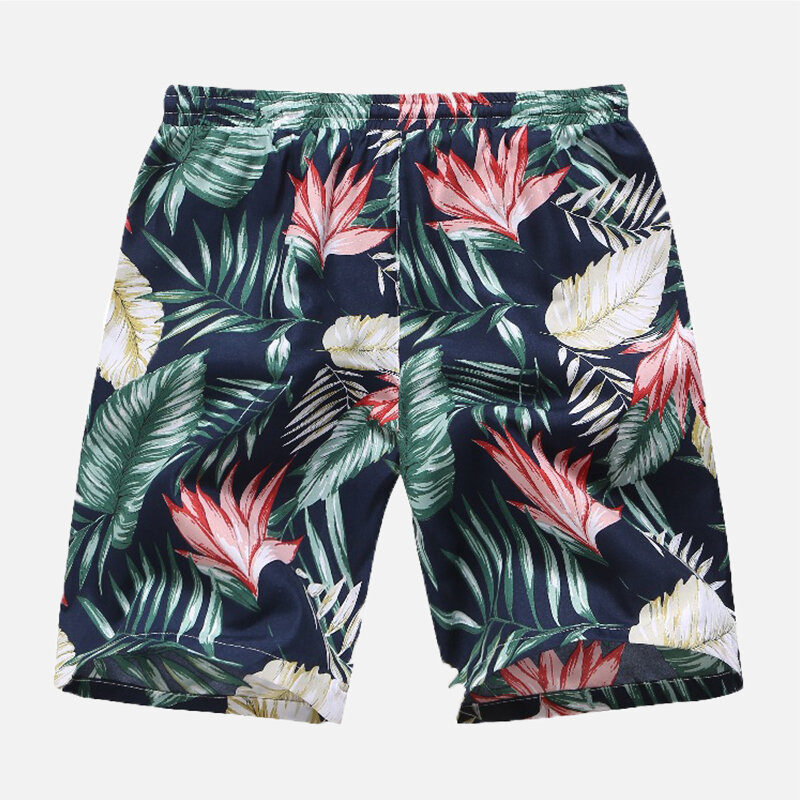 Mens summer beach floral printed hawaiian casual shorts Sale - Banggood.com