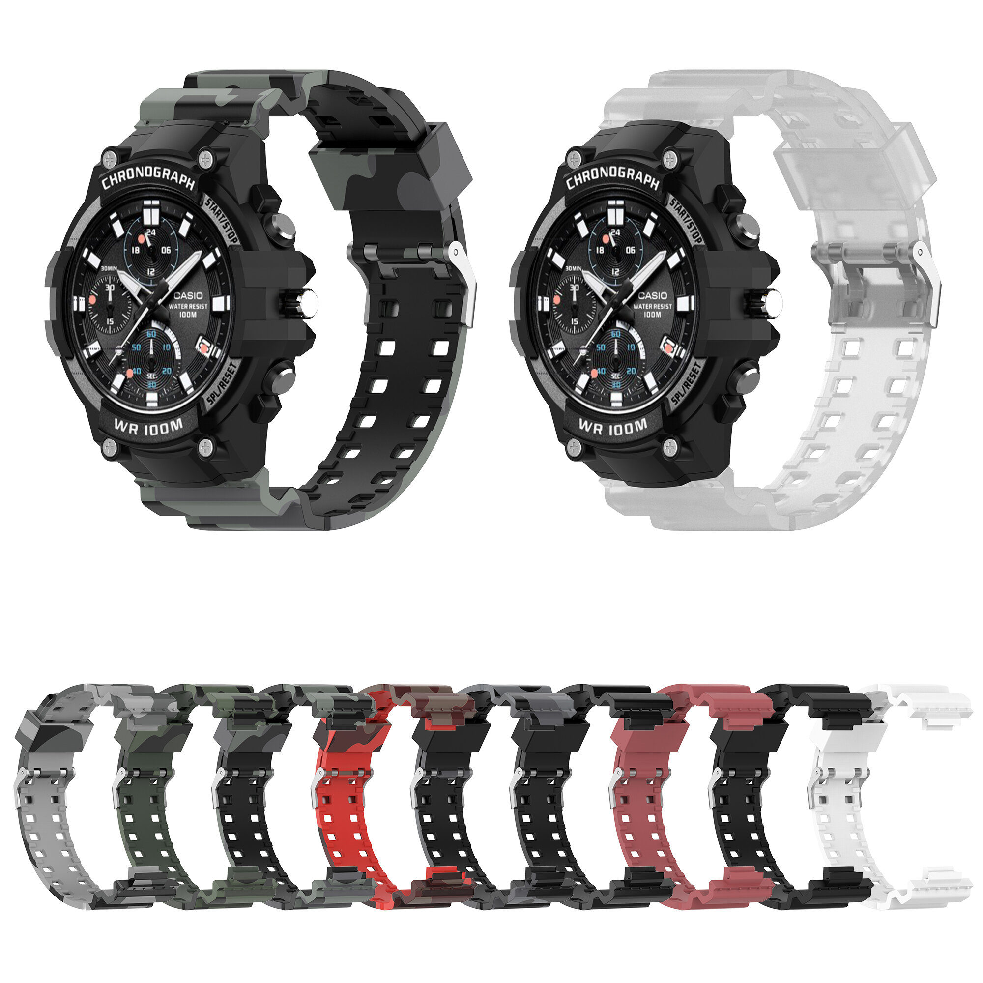 [Meerkleuren om uit te kiezen] Bakeey Zakelijke hars horlogeband vervangen voor CASIO G-Shock