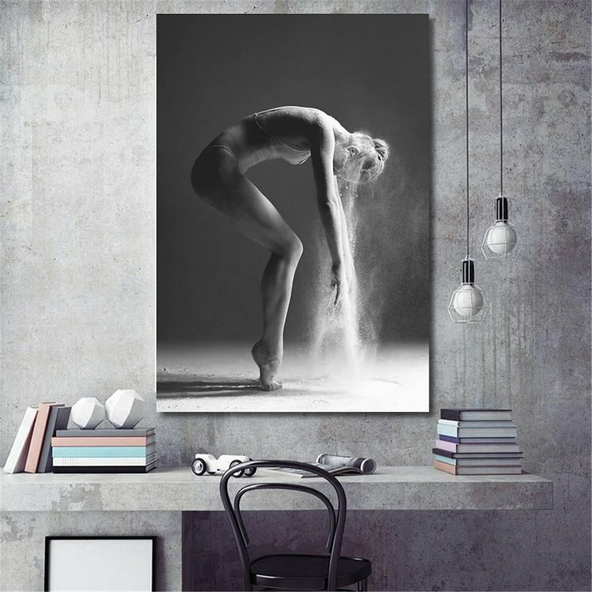 Nordic Dancing Girl Canvas Oil Printed Paintings Home Wall Poster Decor Unframed Decorations