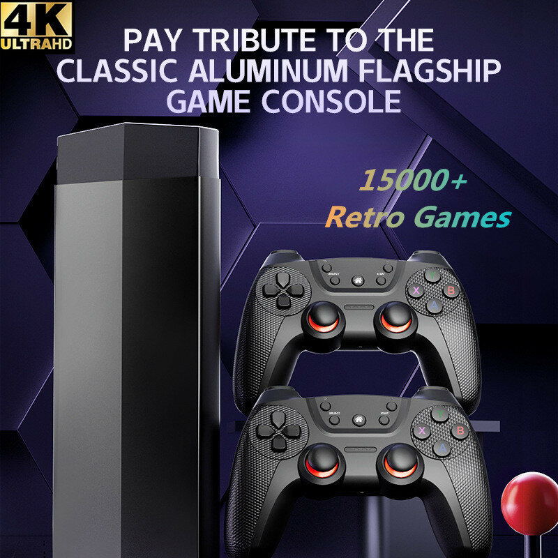 

H10 TV Home Game Console 4K HD 2.4G 1920* 1200 12 Core Processor 128G 20000+ Games For PS1/CPS/GB Classic Retro Arcade G