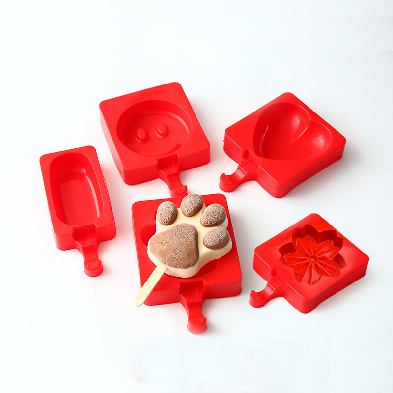 

KC-BM6 Creative Silicone Ice Cream Mold Ice Pops Tray Chocolate Mold Cookies Mould Ice Lolly
