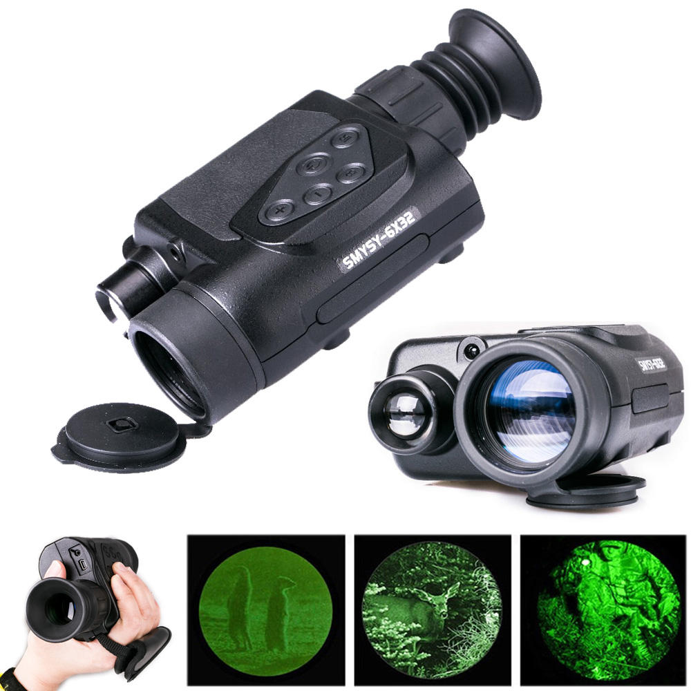IPRee® 6x32 200M digitale infrarood nachtzicht Handheld Monoculaire HD telescoop camera videorecorder