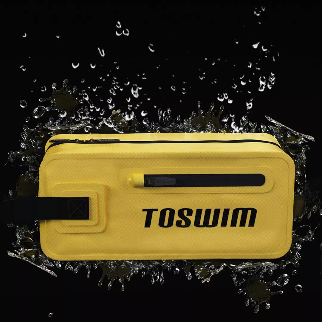 TOSWIM Multifunktionel 4L Håndtaske til Våd og Tør Opbevaring, Vandtæt, med separat opbevaring til Vask og Makeup.
