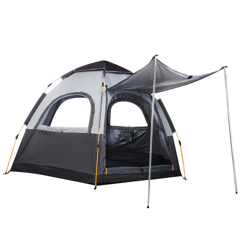 3-4 человека Кемпинг Палатка 270x270x150CM 210D Oxford+190T PU3000MM Кемпинг Палатка UV Защита Водонепроницаемы Палатка