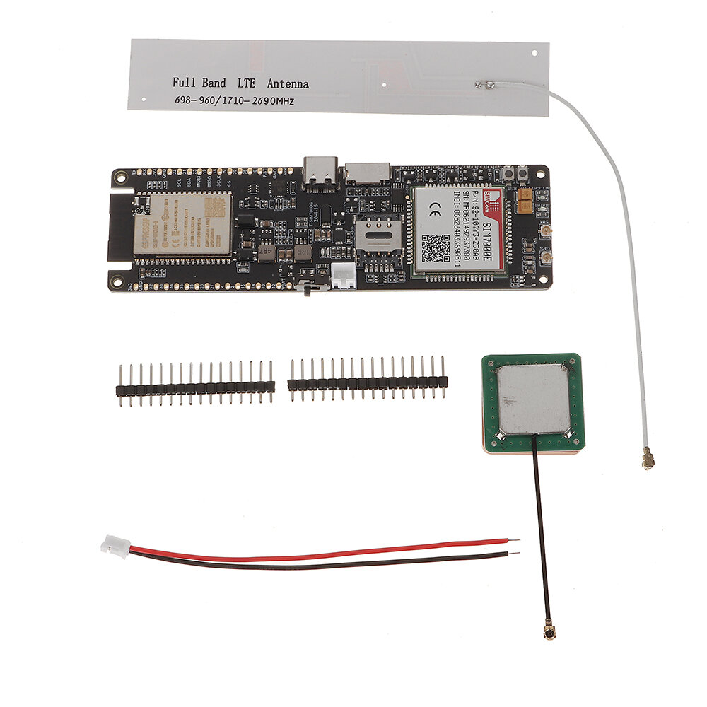 Lilygo? T-SIM7000E ESP32-WROVER-B Draadloze module Ondersteuning Sim TF-kaart Wifi Bluetooth IOT Uit