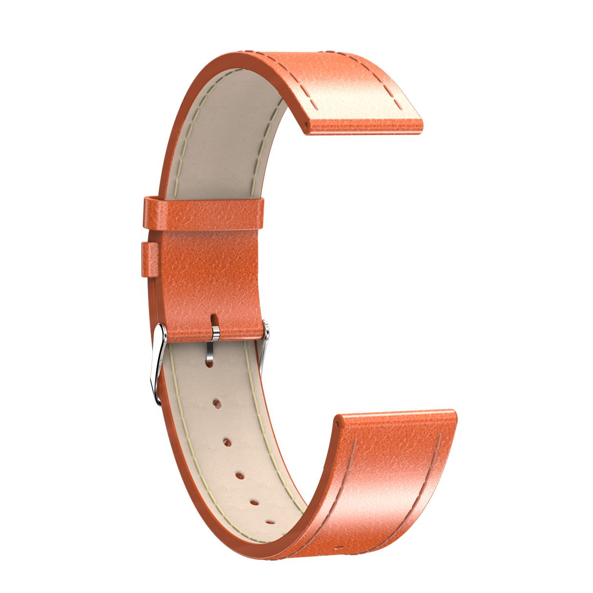 Newwear 20mm universele lederen horlogeband voor smart watch Q9 Q8 Q3 Q3 Plus