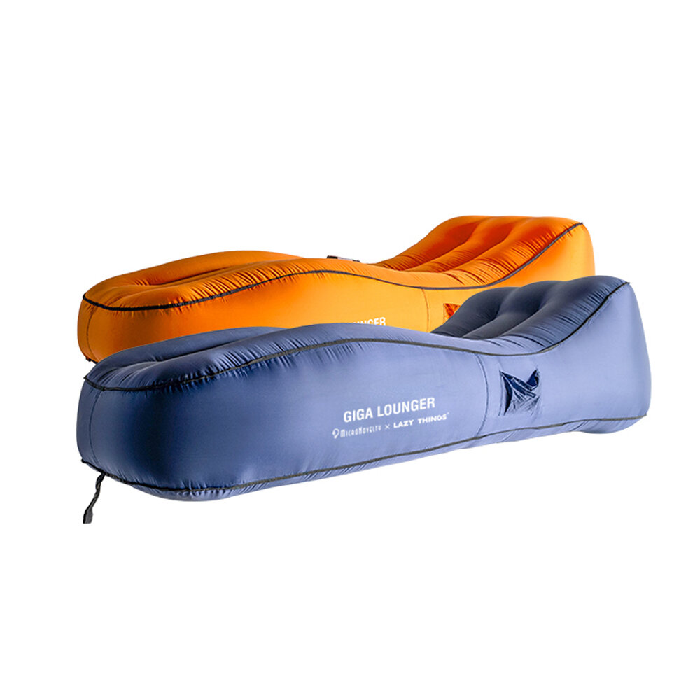GIGA LOUNGER Automatisches Aufblasbares Bett Schwimmbad Luftmatratzen Freizeit Float Sofa Eingebaut Batterie 150kg Max. Belastung