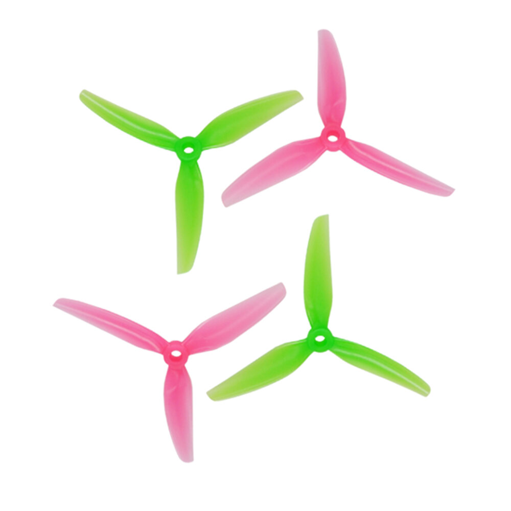 2 Pairs / 10 Pairs HQProp Ethix S3 Watermelon 5031 5x3.1 5 Inch 3-Blade Propeller Poly Carbonate for