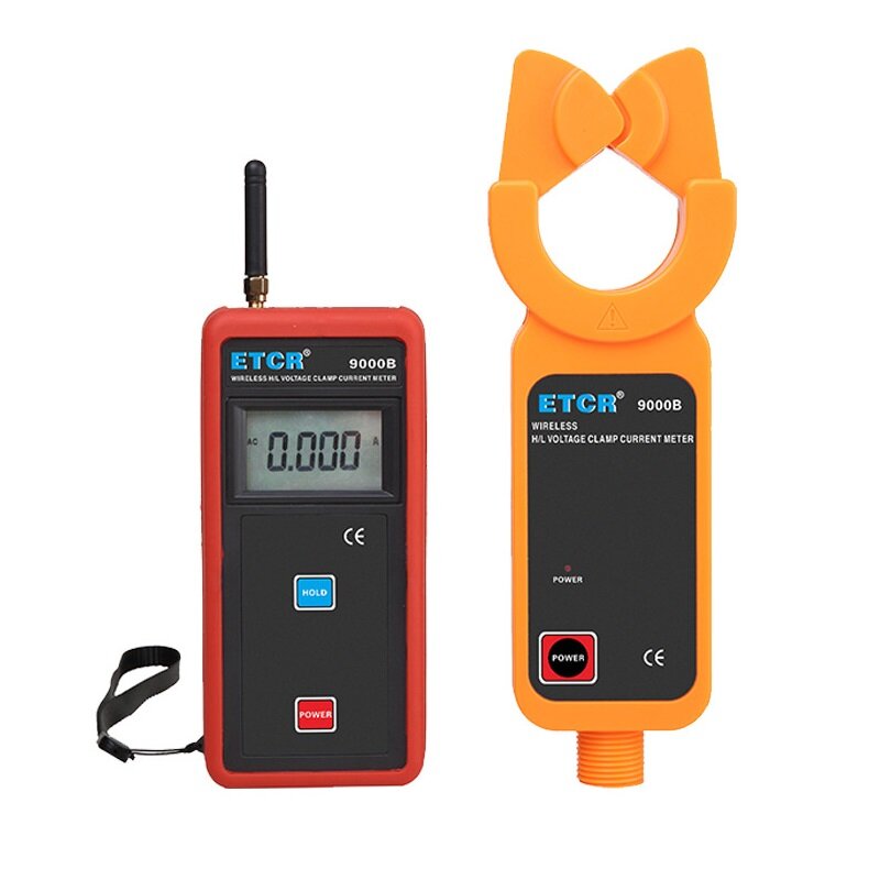 

ETCR9000B Wireless High/Low Voltage Clamp Current Meter AC 0mA-1200A Clamp Ammeter