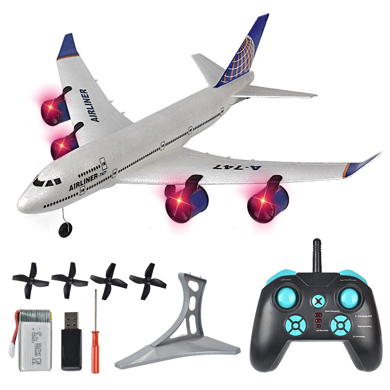 

RC Boeing 747 Airliner 527mm Wingspan EPP 2.4Ghz 3CH Mini Aircraft Mode 2 Left Hand Throttle RTF Ready to Fly