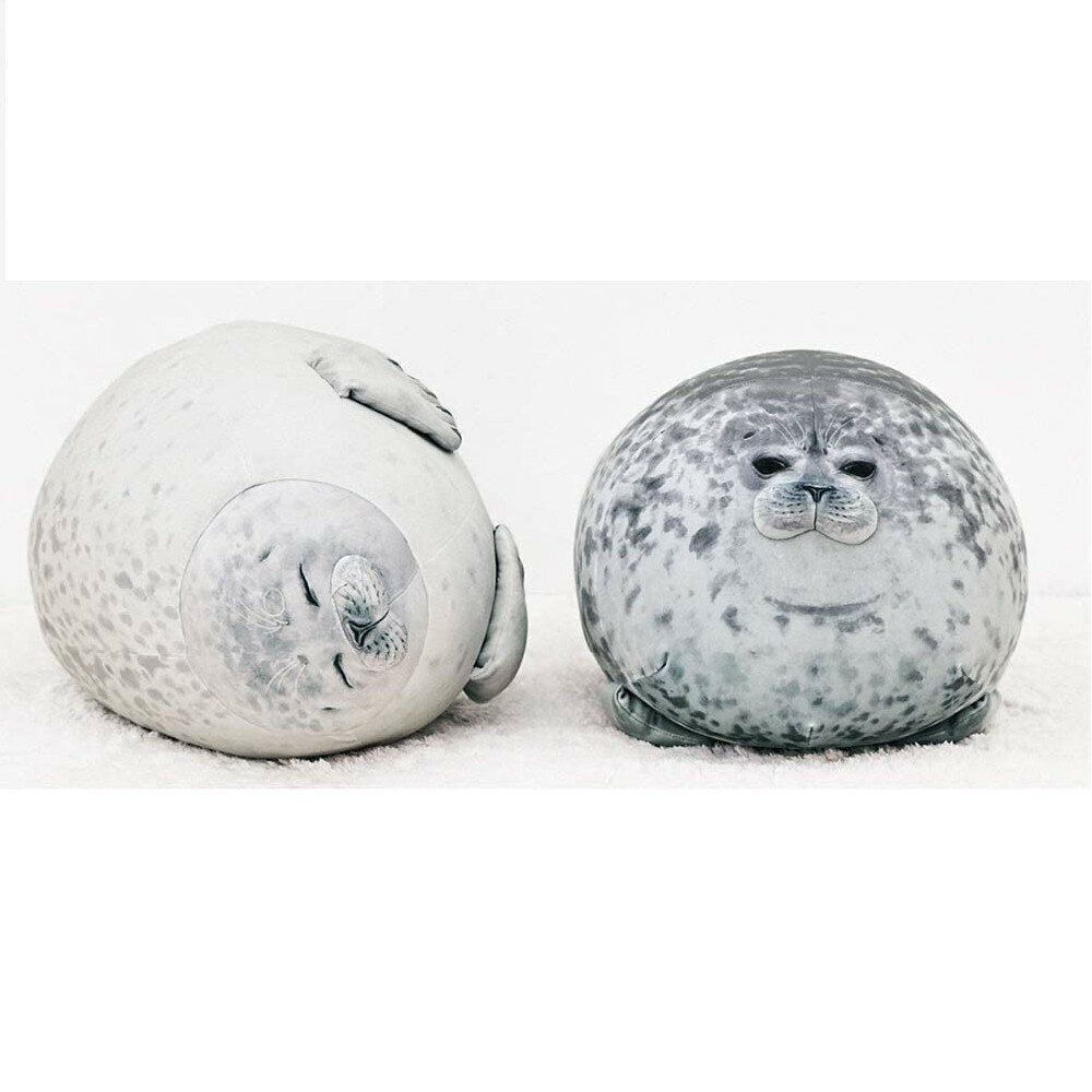 40/60 CM Chubby Blob Seal Kussen Gevuld Katoen Pluche Oceaan Dier Leuk Speelgoed voor Geschenken