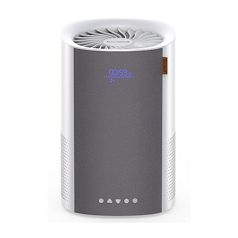[US Direct] ECOWELL Air Purifiers for Bedroom, H13 HEPA Air Purifiers for Home Office Living Room, Air Filter Air Cleane